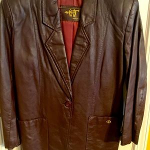 Vintage leather coat